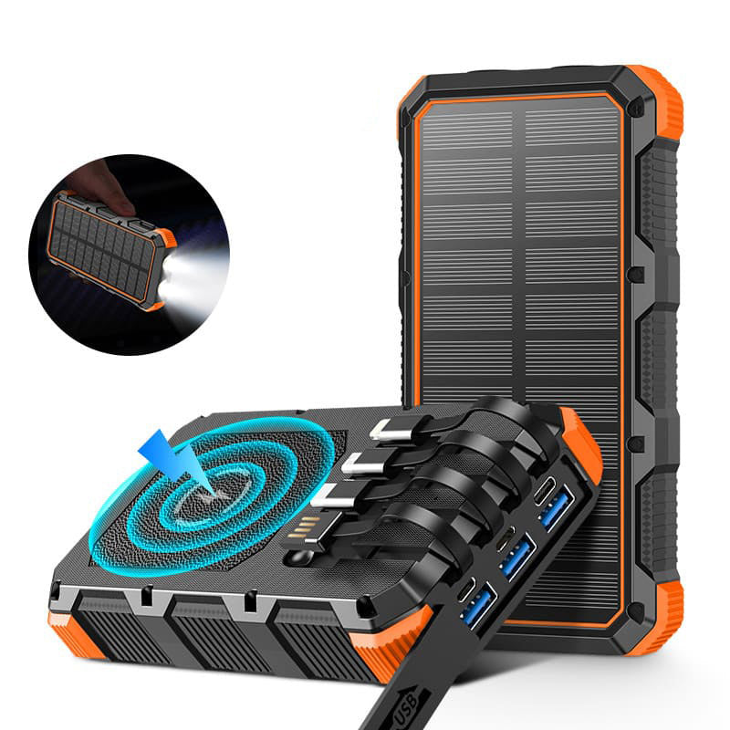 49800mAh Portable Solar Power Bank for All Cellphones