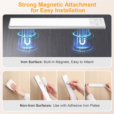 Motion Sensor Light Indoor Under Cabinet Lighting 11.8 inch