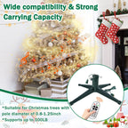 360-Degree Rotating Christmas Tree Stand w/ 3 Settings