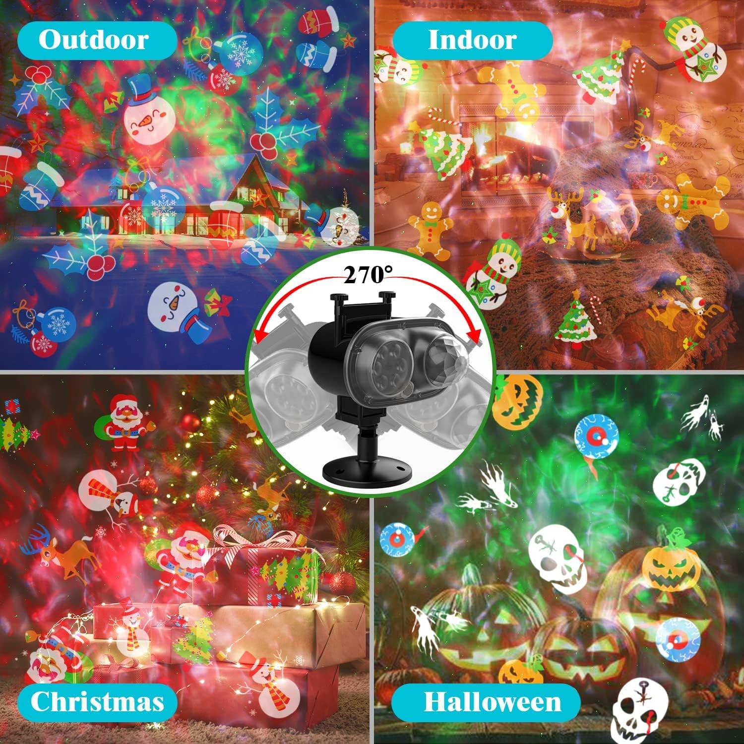 Halloween Outdoor Projector Lights