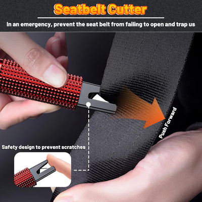 AxiaTool 2025 upgraded safety hammer, featuring a durable design with a sharp blade and solid grip for emergency escapes.