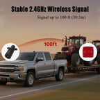 AxiaTool 2025 upgraded waterproof wireless trailer lights with bright LED bulbs and durable housing for outdoor use.