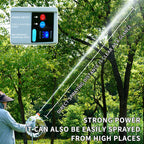 AxiaTool 12L foldable electric sprayer pump kit with adjustable nozzle and ergonomic handle for gardening tasks.