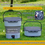 AxiaTool 12L foldable electric sprayer pump kit with nozzle and handle, designed for efficient garden use.