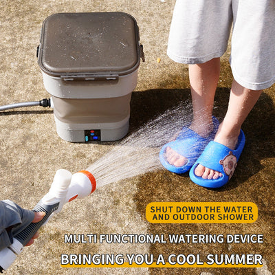 AxiaTool 12L foldable electric sprayer pump kit with adjustable nozzle and ergonomic handle for easy garden use.