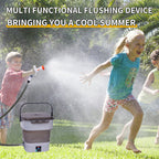 AxiaTool 12L foldable electric sprayer pump kit with adjustable nozzle and ergonomic handle for garden use.