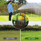 AxiaTool lawn aerator tool featuring 15 iron spikes for effective soil aeration in gardens and lawns.