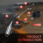 AxiaTool 2 in 1 propane torch weed burner with adjustable flame for efficient garden weed control.