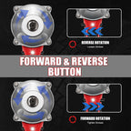 AxiaTool brushless cordless impact wrench with battery, featuring a compact design and ergonomic grip for ease of use.