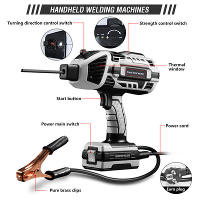 Handheld Welder Machine 110V Portable Welding Machine Gun  
