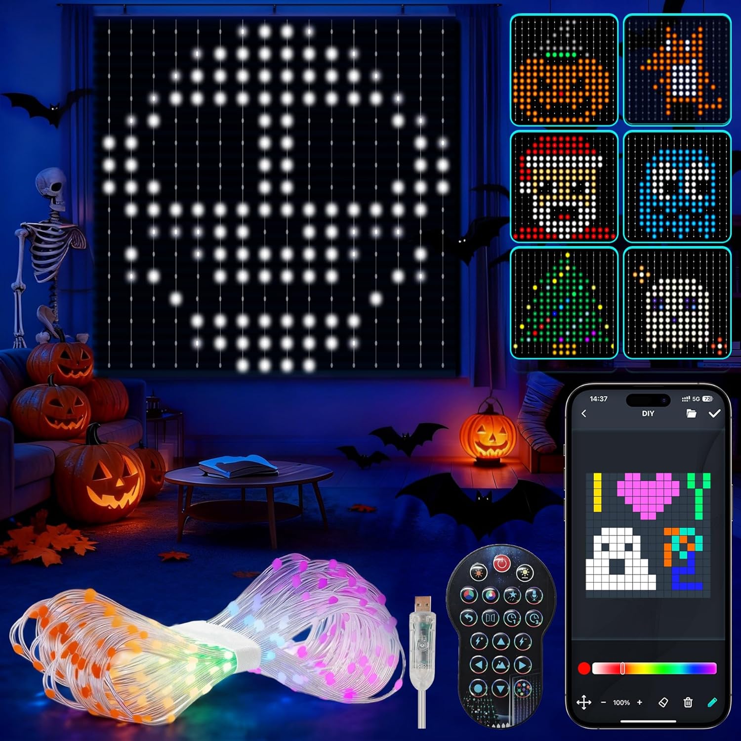 DIY Smart LED Curtain Sync Lights - AxiaTool