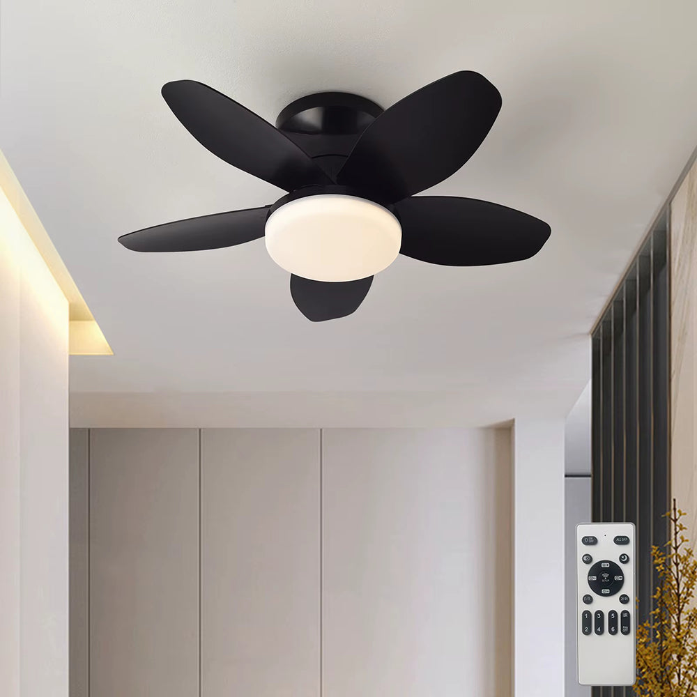 AxiaTool ceiling fan with integrated lights and remote control, featuring a sleek design for modern home decor.