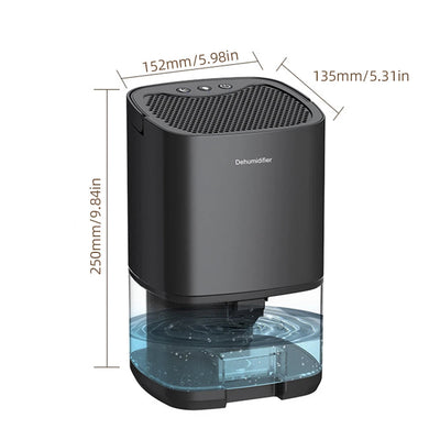 AxiaTool 2 in 1 dehumidifier for home with compact design and control panel, ideal for moisture reduction.