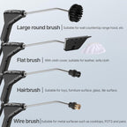 AxiaTool 2500W multi-head high-pressure steam cleaner with various attachments for versatile home cleaning.