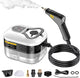 AxiaTool 2500W multi-head high-pressure steam cleaner with various attachments for versatile home cleaning tasks.
