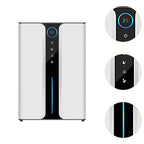 AxiaTool 2 in 1 portable dehumidifier with sleek design, compact size, and user-friendly controls for home use.