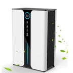 AxiaTool 2 in 1 portable dehumidifier with sleek design and compact size for home use in a modern living space.