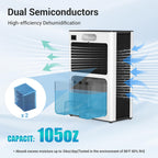 AxiaTool 2 in 1 portable dehumidifier for home, compact design with dual function for improved air quality.