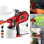 AxiaTool all-in-one paint sprayer featuring an integrated LED light for enhanced visibility during home improvement projects.