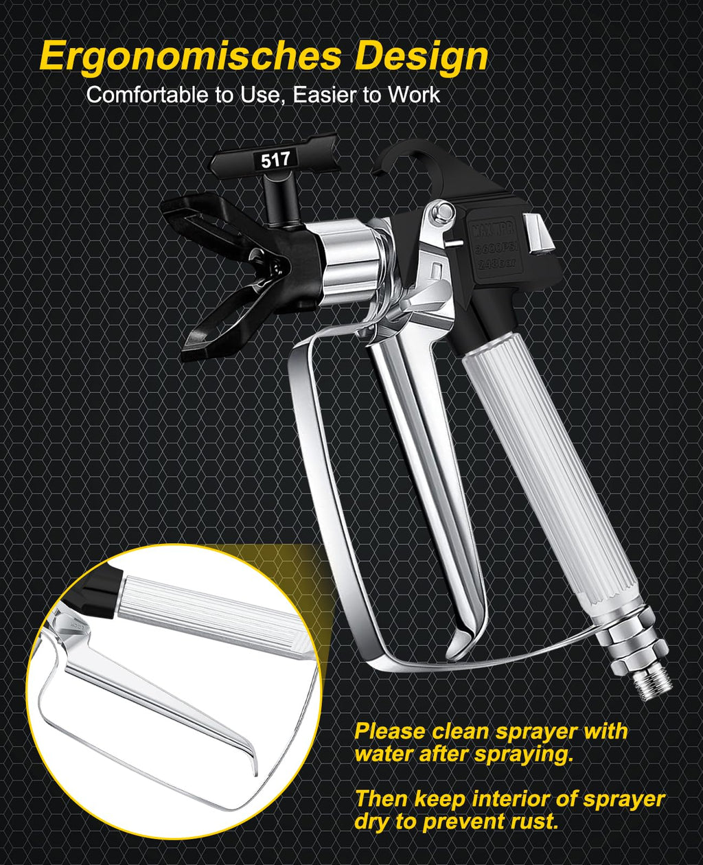 max airless paint sprayer gun