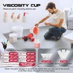 Cordless paint sprayer by AxiaTool with batteries, showcasing a sleek design and ergonomic handle for easy home improvement tasks.