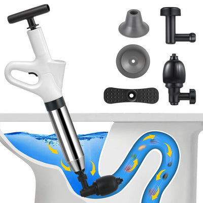 AxiaTool compressed air pipe cleaner featuring four suction cups for effective home improvement tasks.