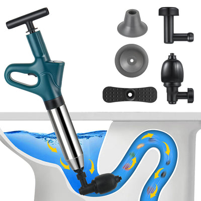 AxiaTool compressed air pipe cleaner with four suction cups for effective home improvement cleaning tasks.