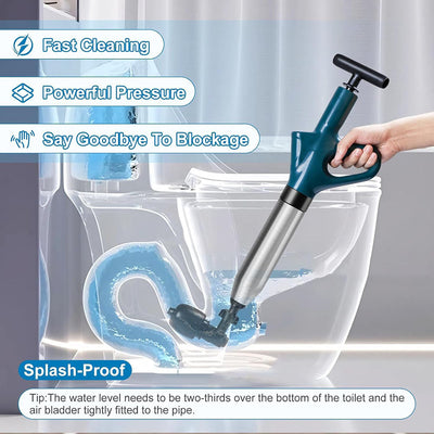 AxiaTool compressed air pipe cleaner with four suction cups for effective home improvement tasks.