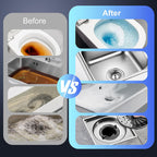 AxiaTool compressed air pipe cleaner with four suction cups for efficient home improvement tasks.