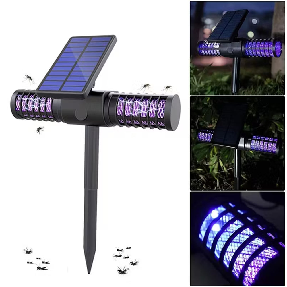 AxiaTool solar panel mosquito killer bug zapper, featuring a sleek design and integrated solar panel for outdoor pest control.