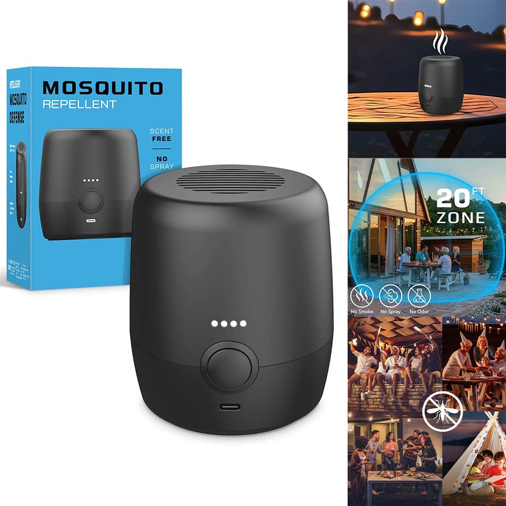 AxiaTool rechargeable mosquito repellent pest control device with sleek design and user-friendly interface.