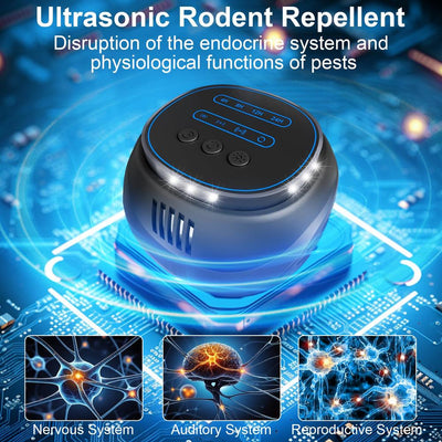 AxiaTool ultrasonic pest repeller designed for effective control of mice, rodents, and spiders in home environments.
