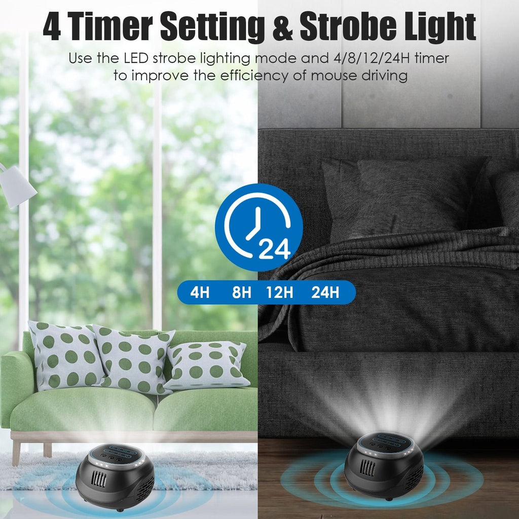 AxiaTool ultrasonic pest repeller designed to deter mice, rodents, and spiders in indoor environments.