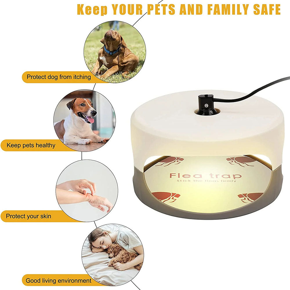 AxiaTool premium electric flea trap designed for indoor pest control, featuring a sleek, compact design.