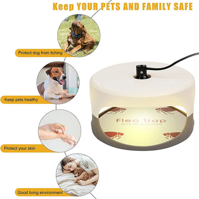 AxiaTool premium electric flea trap designed for indoor pest control, featuring a sleek, compact design.