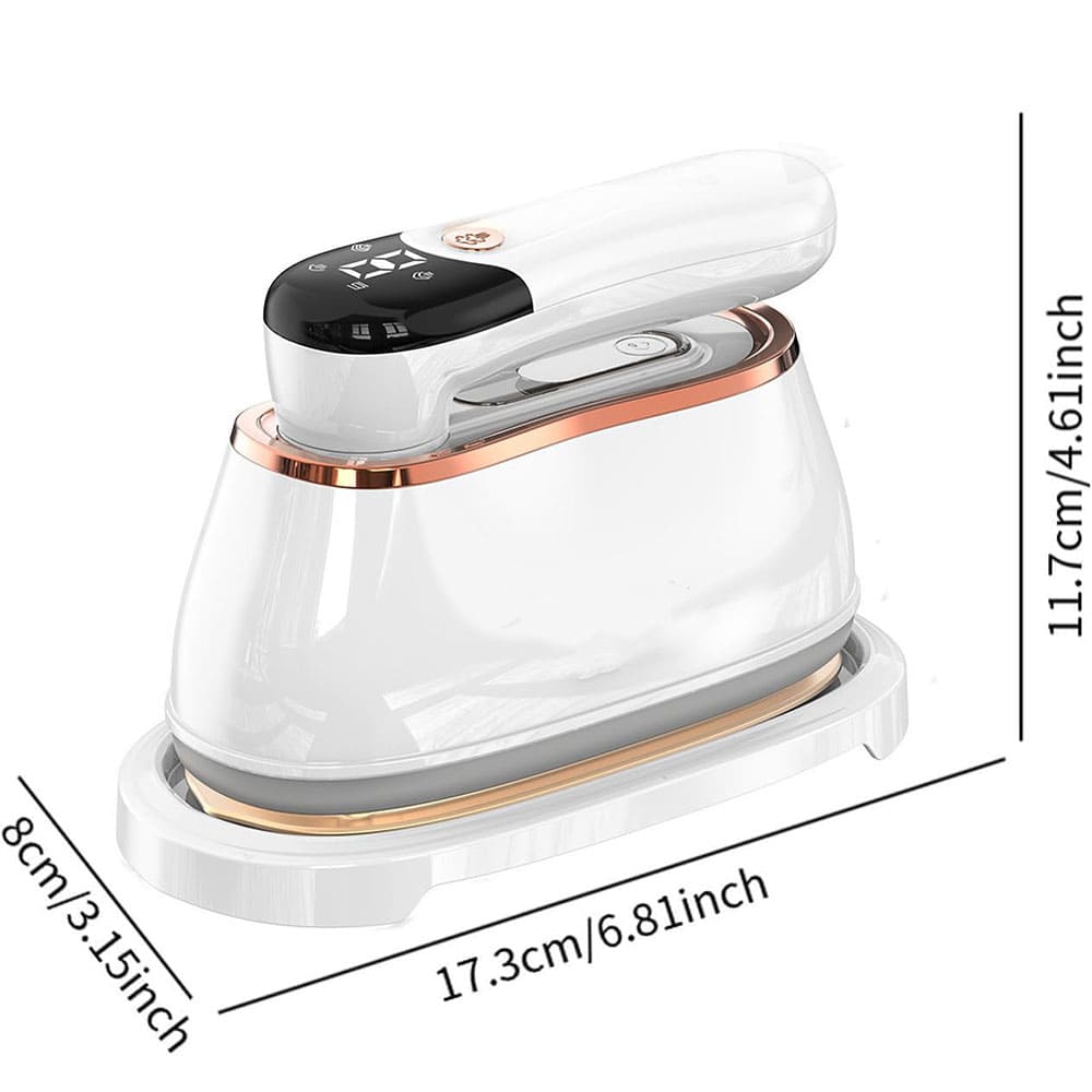 AxiaTool 2 in 1 handheld clothing steam iron with a sleek design and steam nozzle for efficient wrinkle removal.