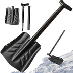 Upgraded 3-in-1 Snow Shovel 33 Inch Detachable with Ice Saw