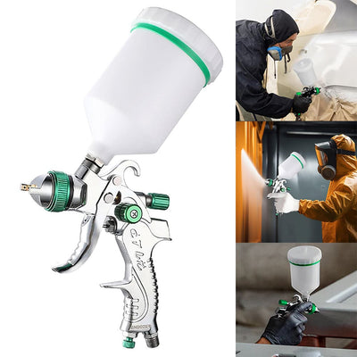 HVLP Paint Gun with Paint Nozzles 1.4/1.7/2.0 mm