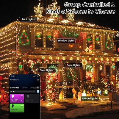 500LED Smart Color Changing Christmas String Lights