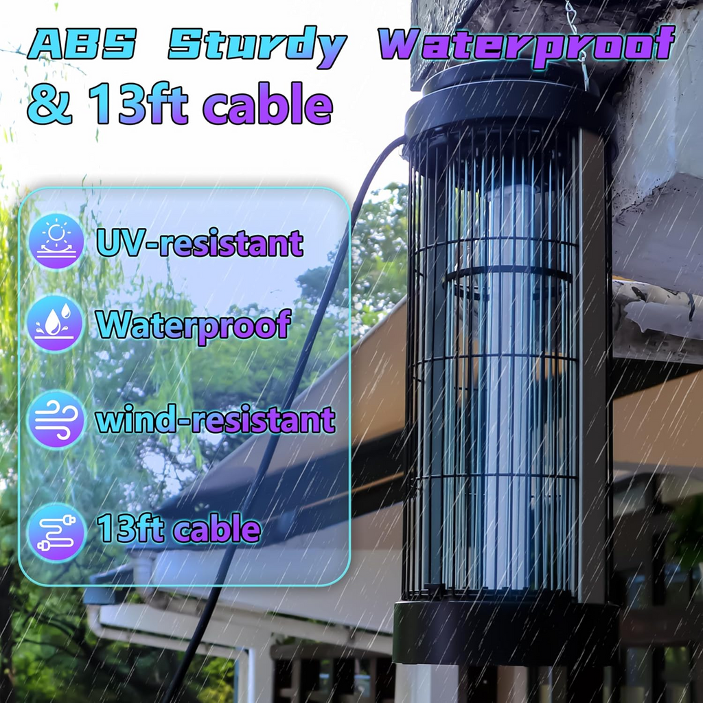 Electronic Bug Zapper with 13FT Power Cord