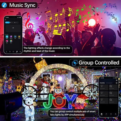 500LED Smart Color Changing Christmas String Lights