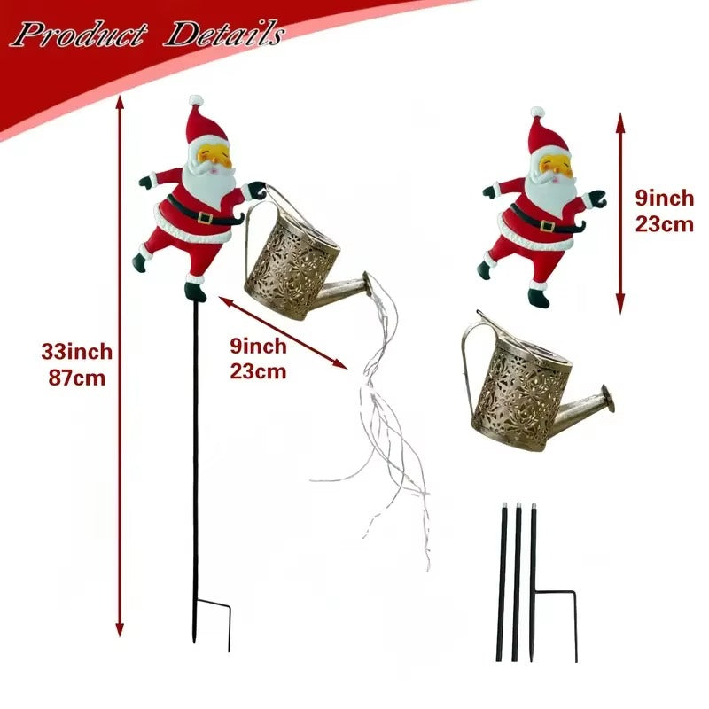 Christmas Santa Solar Kettle Lights
