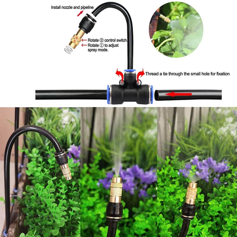360° Adjustable Drip Irrigation System (15M Set)